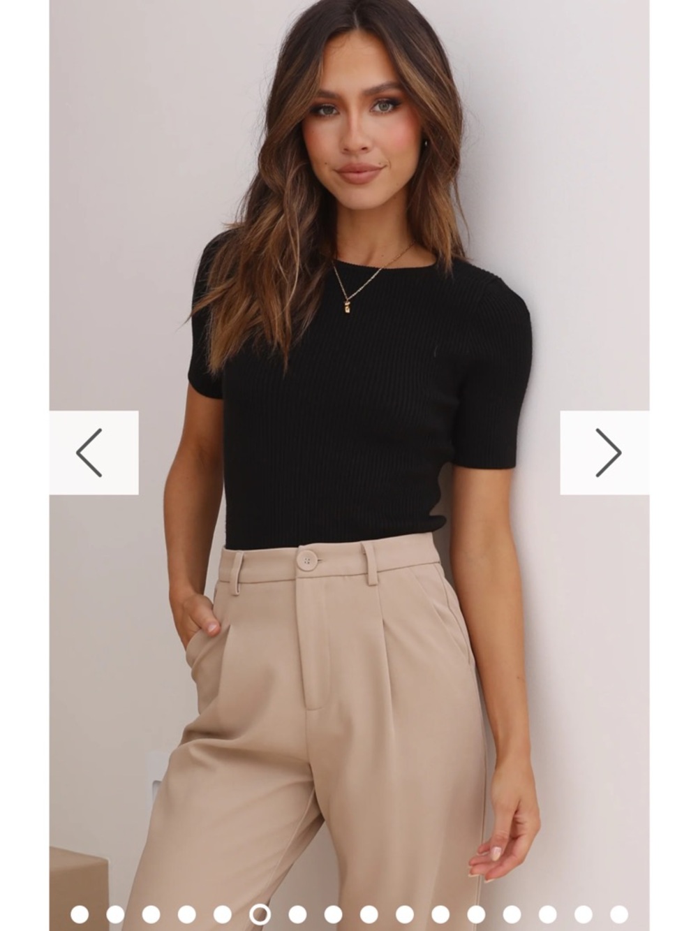 NWT Billy J Laylin ribbed top size XS